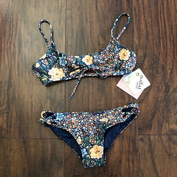 O’Neill Girls Boquette Keyhole Bralette Swim Set - Picture 2 of 8